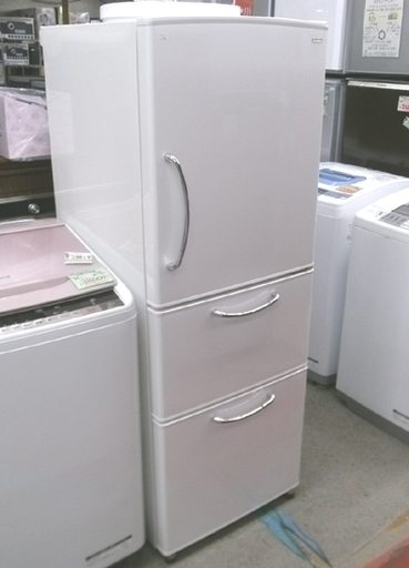 札幌 格安 日立 3ドア冷蔵庫 255L R-26VLV 白/ホワイト 2005年製