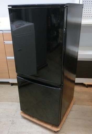 【販売終了しました。ありがとうございます。】SHARP　2ドア　冷凍冷蔵庫　SJ-14X-B　2013年製　中古品　どっちもドア　137リットル