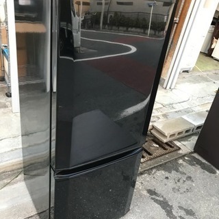 冷蔵庫 三菱 1人暮らし用 2ドア 2015年 146L MR-P15Y-B 川崎区 KK 