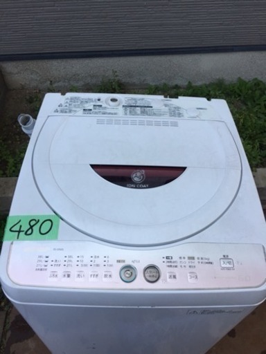 洗濯機 シャープ 6kg (480)