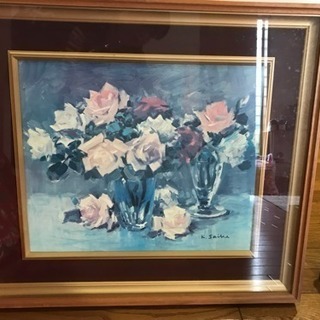 薔薇の油絵200