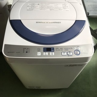 SHARP 洗濯機 2016年製 5.5kg ES-GR55R