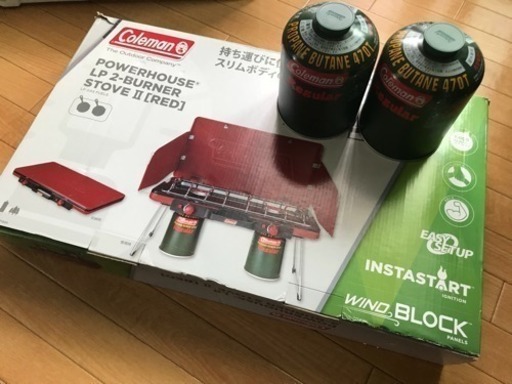 コールマン パワーハウスLPツーバーナーストーブ2 レッド