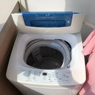 ハイアール 4.2l 洗濯機 相談中
