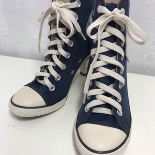 未使用品 ALLSTAR CONVERSE ハイヒールスニーカー...