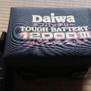 【さしあげます】釣り Daiwaタフバッテリー12000と釣糸