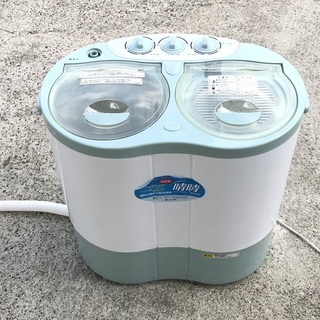 ◇◆ 省スペース アルミス 二槽式 小型 洗濯機 NEW 晴晴 ...