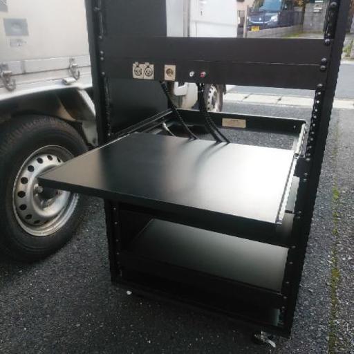 MIDDLE ATLANTIC 10Uスタジオラック RK10-S キャスター付 middle