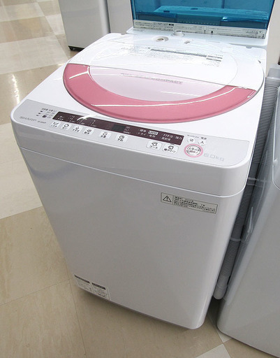 シャープ/SHARP 全自動電気洗濯機 ES-GE60P-P ピンク 6kg 15年製