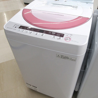 シャープ/SHARP 全自動電気洗濯機 ES-GE60P-P ピ...