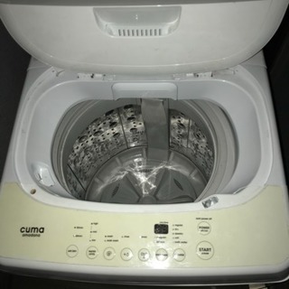 CUMA洗濯機、daewoo冷蔵庫drf-90fg