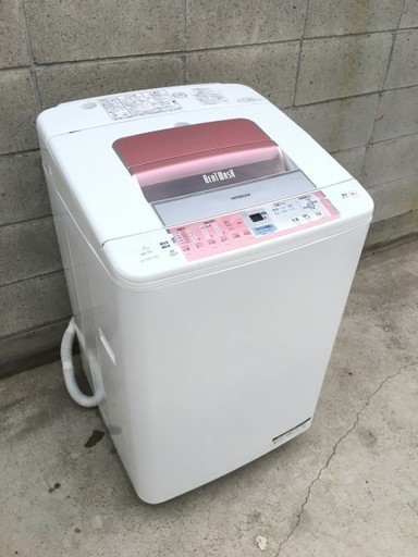 日立 2010年 7kg 洗濯機 ビートウォッシュ BW-7LV