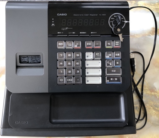 カシオ電子レジスター NL-200(ロール紙5個付き)