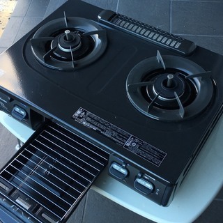 LPガスコンロ　パロマ　2口　2010年　*Y*