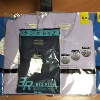 長袖ポロシャツ（4着）+　タンクトップ（1着）未開封