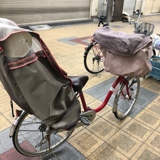 値下げ 子供乗せて 自転車 美品 CHOCOLA