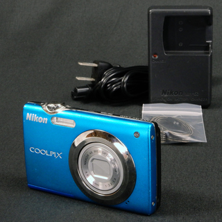 Nikon デジタルカメラ COOLPIX S3000 アクアブ...