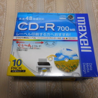【交渉中です】CD-R700MB10枚新品未使用！送料185円の...