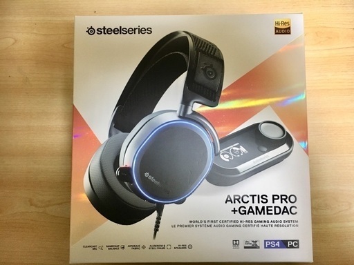 ps4向け アンプ付きゲーミングヘッドセット steelseries スティールシリーズ ArctisPro + GameDAC