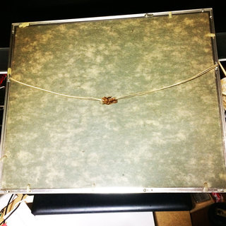 赤富士の絵（額付き）（現状品）