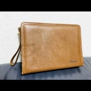 Real leather クラッチバッグ