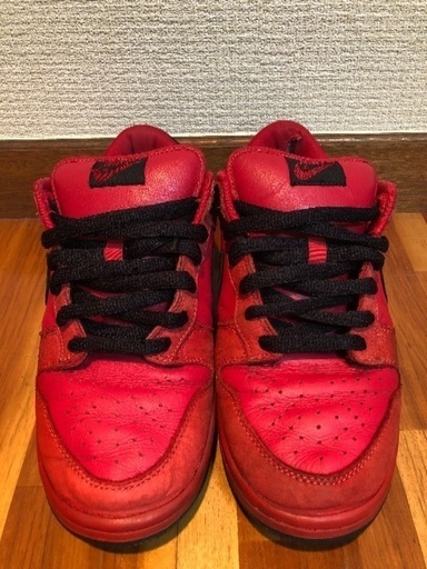 NIKE DUNK SB レッドデビル27cm 穴あり