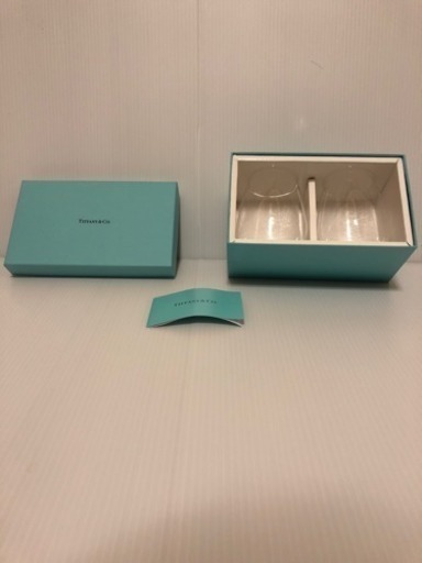 未使用 Tifany＆Co. ティファニー グラス2個セット