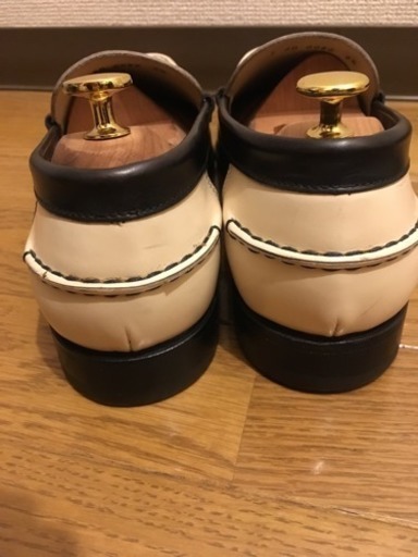 PRADA プラダのローファー 9 1/2 28.5cm バイカラー