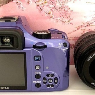 多彩な機能&軽量で簡単操作★動画も可能★パープル×ピンク❤️PENTAX k-x レンズキット