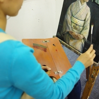 赤い屋根の絵画教室 ☆個別に指導でマイペースに制作 ☆画材が置けて...