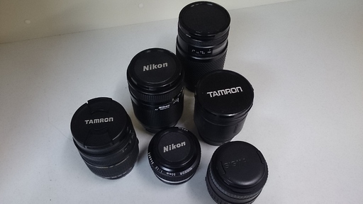 Nikon(ニコン）・TOKINA(トキナー）・TAMRON（タムロン）・SIGMA（シグマ）一眼レンズまとめて　USED品