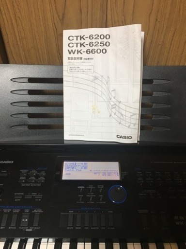 【美品✨】CASIO 電子キーボード WK-6600 76鍵盤 700内蔵音色 CASIO 電子キーボード WK-6600 76鍵 MIDI シンセサイザー