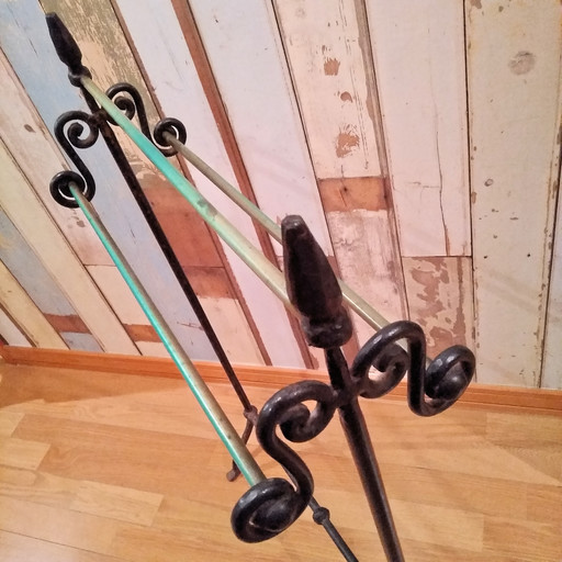 アイアン キルト ハンガー スタンド】アンティーク調タオルハンガー