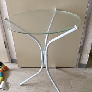 ガラス サイドテーブル