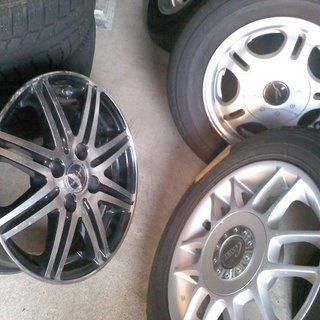 １本からでもＯＫです　スタッドレス　純正＆社外ホイール＆タイヤ４本セット　１２、１３、１４　マルチサイズ　多数あり　１２０００円～　夜間OK　