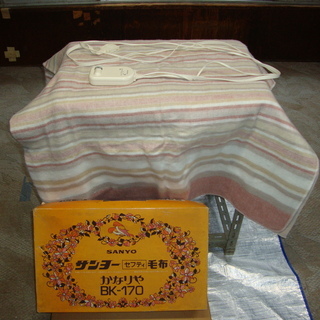 モリタ製電気毛布(掛け毛布)