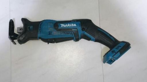 マキタ１４．４V 充電式レシプロソー１８V 改造本体のみ\u0026レシプロソー刃×二組\u0026レシプロソーケース付き！