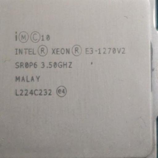 intel XEON E3-1270V2 hpデスクトップより、取り外し！格安にて！
