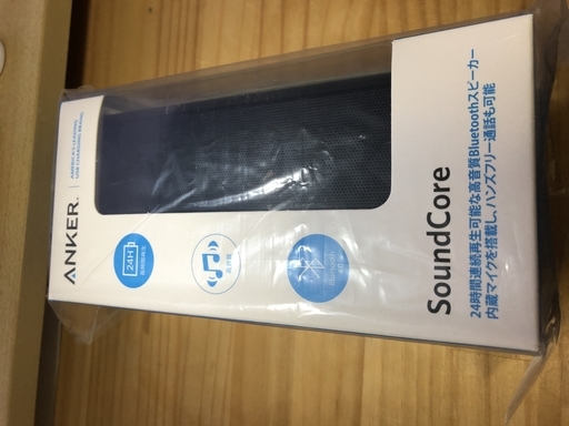 新品・未開封　Anker A3102N11 SoundCore ブラック ポータブルワイヤレススピーカー Bluetooth 4.0接続