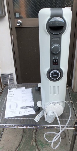 ☆DeLonghi デロンギ HJ0812 サーマルカットフィン 8枚 オイルヒーター◆グッドデザイン賞受賞