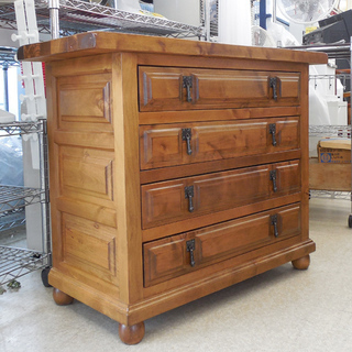 アンティーク調 キャビネット 4段チェスト サイドボード W90×H72cm 札幌 西区 西野 