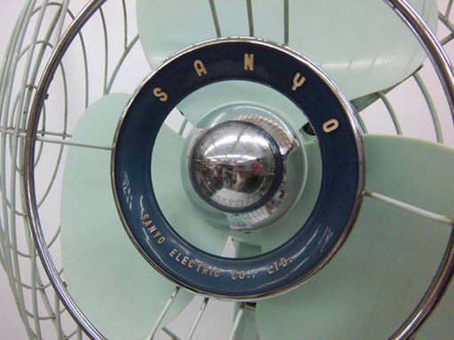 昭和レトロ Sanyo A.C.ELECTRIC FAN レトロポップ扇風機 1959 昭和レトロ Sanyo A.C.ELECTRIC FAN レトロポップ扇風機 1959