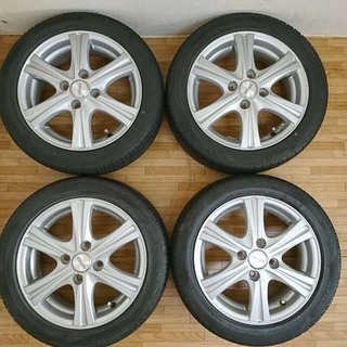 グッドイヤー夏タイヤ ガリ無し社外アルミ 165/55R14 ワゴンR/タント/ムーヴ等