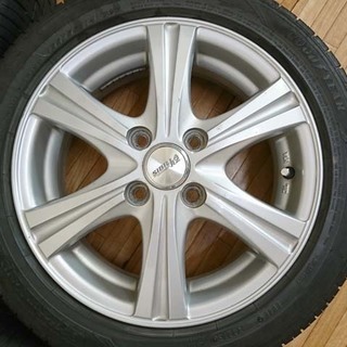 グッドイヤー夏タイヤ ガリ無し社外アルミ 165/55R14 ワゴンR/タント/ムーヴ等