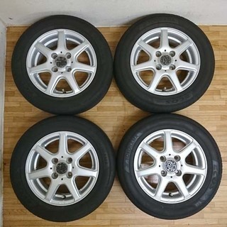 17製 ヨコハマ夏タイヤ ガリ無し社外アルミ 165/65R13 エヴリィ 