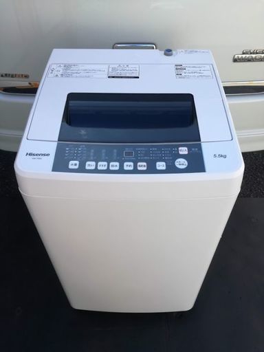 ◼️商談中■2016年製■Hisense（ハイセンス）全自動洗濯機 5.5kg HW-T55A