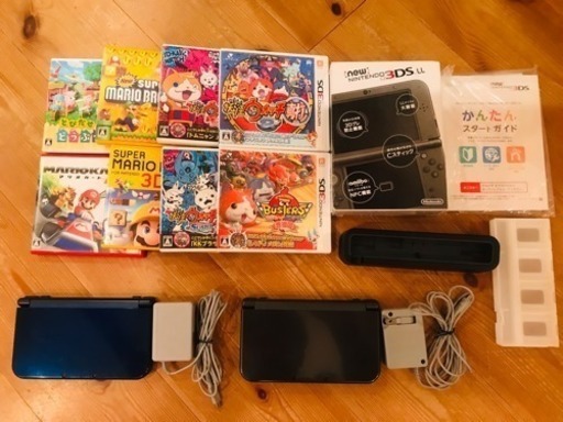 【取引決定】 Newニンテンドー3DS LL本体とソフト4本セット！！