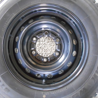 200系 ハイエースバン 鉄 スチール ホイールセット 195／80R15