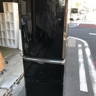 冷蔵庫 三菱 3ドア ファミリーサイズ 335L 2011年 MR-C34S-B1 製氷OK