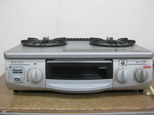 リンナイ RINNAI RTS-336WNTS-R 都市ガス ガステーブル 2009年製 ガスコンロ